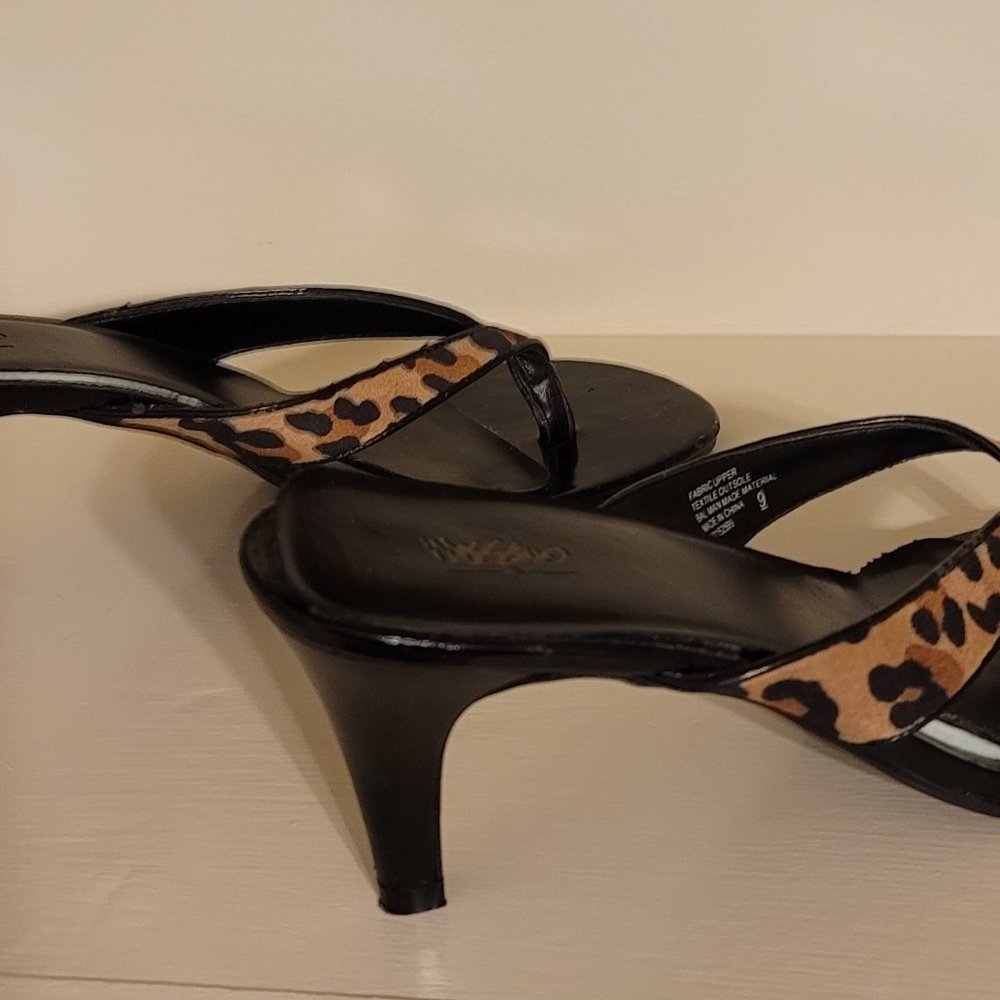 womens thong heels/slides